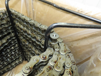 50RX100FT SP D-1 E2PIN SP87 #50 Roller Chain Riveted Standard 100' Reel