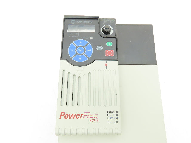 Allen Bradley 25B-D030N104 PowerFlex 525 VFD 500Hz 20Hp 460v 30A Ser A FRN 7.001