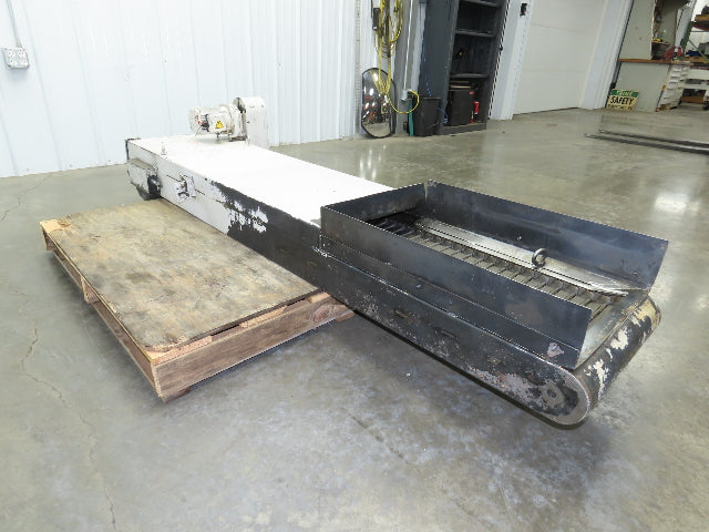 Enomoto MA-400H 18"W x 84"L Chip Conveyor 14" Belt 27" Infeed 220V 3PH *Read*