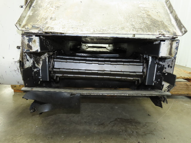 Enomoto MA-400H 18"W x 84"L Chip Conveyor 14" Belt 27" Infeed 220V 3PH *Read*