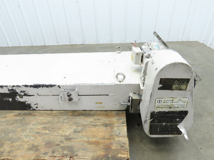 Enomoto MA-400H 18"W x 84"L Chip Conveyor 14" Belt 27" Infeed 220V 3PH *Read*