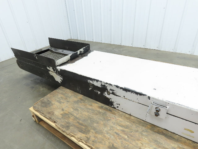 Enomoto MA-400H 18"W x 84"L Chip Conveyor 14" Belt 27" Infeed 220V 3PH *Read*