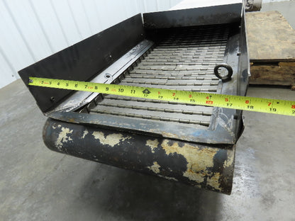 Enomoto MA-400H 18"W x 84"L Chip Conveyor 14" Belt 27" Infeed 220V 3PH *Read*