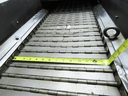 Enomoto MA-400H 18"W x 84"L Chip Conveyor 14" Belt 27" Infeed 220V 3PH *Read*