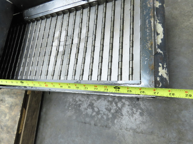 Enomoto MA-400H 18"W x 84"L Chip Conveyor 14" Belt 27" Infeed 220V 3PH *Read*