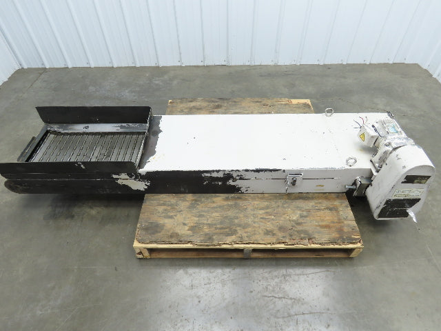 Enomoto MA-400H 18"W x 84"L Chip Conveyor 14" Belt 27" Infeed 220V 3PH *Read*