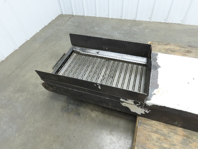 Enomoto MA-400H 18"W x 84"L Chip Conveyor 14" Belt 27" Infeed 220V 3PH *Read*