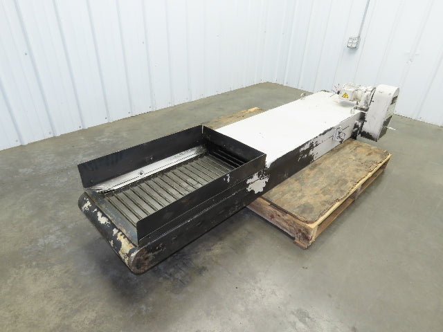 Enomoto MA-400H 18"W x 84"L Chip Conveyor 14" Belt 27" Infeed 220V 3PH *Read*