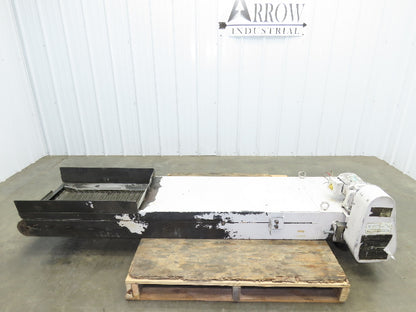 Enomoto MA-400H 18"W x 84"L Chip Conveyor 14" Belt 27" Infeed 220V 3PH *Read*
