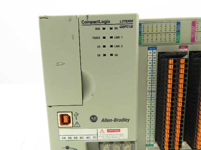 Allen Bradley 1769-L27ERM-QBFC1B CompactLogix 1MB L2 Ethernet Controller Ser A