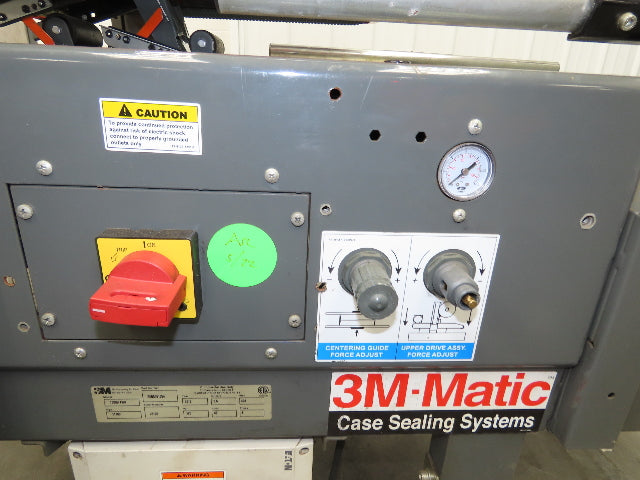 3M Matic 7000R Pro Random Carton Sealer Box Case Accu Glide Taper 115V Sensor