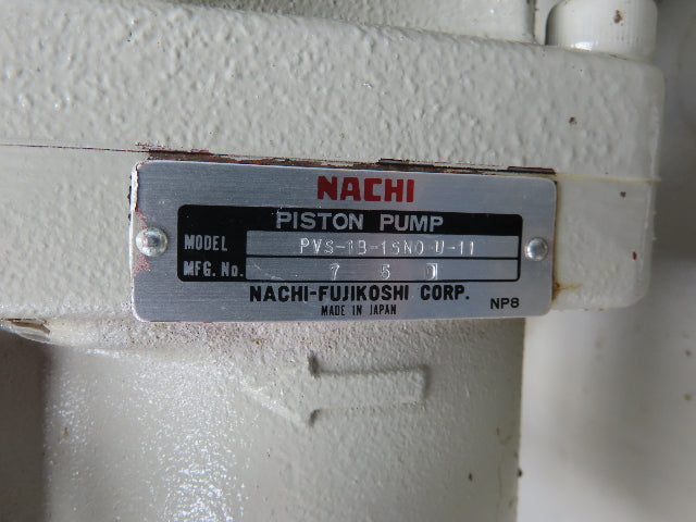 Nachi UPV-1A-16N0-1.5-4-15 Hydraulic Power Unit 10 Gal 7.8gpm Uni Pump 220V 3PH