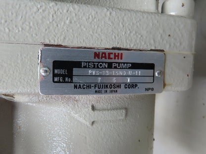 Nachi UPV-1A-16N0-1.5-4-15 Hydraulic Power Unit 10 Gal 7.8gpm Uni Pump 220V 3PH