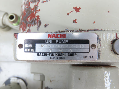 Nachi UPV-1A-16N0-1.5-4-15 Hydraulic Power Unit 10 Gal 7.8gpm Uni Pump 220V 3PH