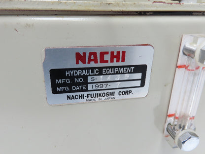 Nachi UPV-1A-16N0-1.5-4-15 Hydraulic Power Unit 10 Gal 7.8gpm Uni Pump 220V 3PH