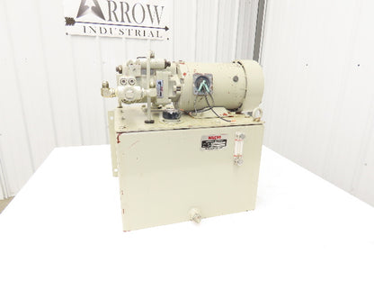 Nachi UPV-1A-16N0-1.5-4-15 Hydraulic Power Unit 10 Gal 7.8gpm Uni Pump 220V 3PH
