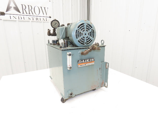 Daikin V8A 1RXT-10 Hydraulic Power Unit 10 Gal 3.5gpm 1000psi 220V 3PH