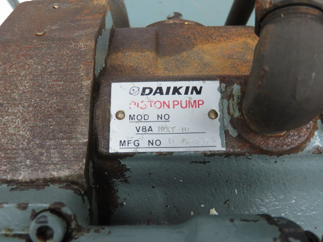 Daikin V8A 1RXT-10 Hydraulic Power Unit 10 Gal 3.5gpm 1000psi 220V 3PH