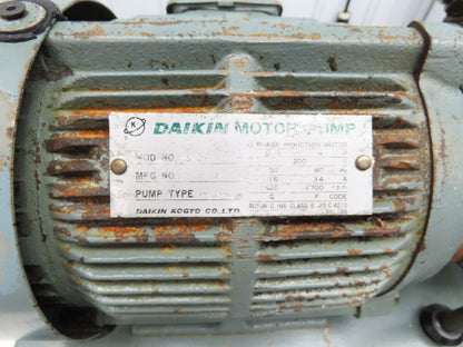 Daikin V8A 1RXT-10 Hydraulic Power Unit 10 Gal 3.5gpm 1000psi 220V 3PH