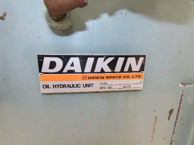 Daikin V8A 1RXT-10 Hydraulic Power Unit 10 Gal 3.5gpm 1000psi 220V 3PH