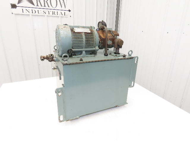 Daikin V8A 1RXT-10 Hydraulic Power Unit 10 Gal 3.5gpm 1000psi 220V 3PH
