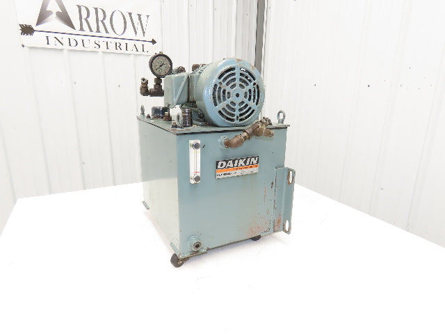 Daikin V8A 1RXT-10 Hydraulic Power Unit 10 Gal 3.5gpm 1000psi 220V 3PH