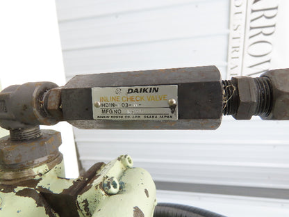 Daikin V8A 1RXT-10 Hydraulic Power Unit 25 Liter 3.5gpm 1000psi 220V 3PH