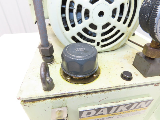 Daikin V8A 1RXT-10 Hydraulic Power Unit 25 Liter 3.5gpm 1000psi 220V 3PH