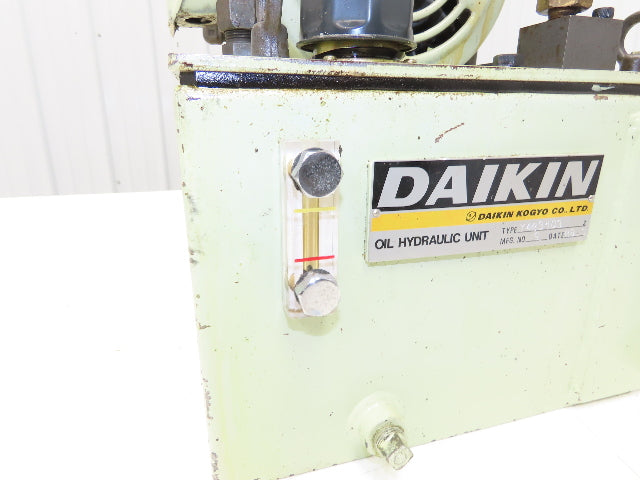Daikin V8A 1RXT-10 Hydraulic Power Unit 25 Liter 3.5gpm 1000psi 220V 3PH