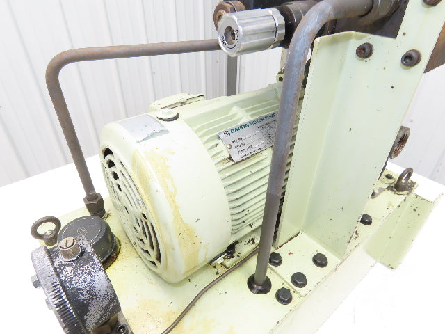 Daikin V8A 1RXT-10 Hydraulic Power Unit 25 Liter 3.5gpm 1000psi 220V 3PH