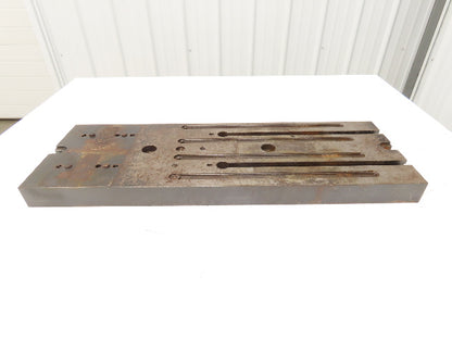 CNC Milling Machine T-Slot Table 29.55"X10" Cast Iron Slotted Fixture Plate