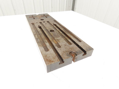 CNC Milling Machine T-Slot Table 29.55"X10" Cast Iron Slotted Fixture Plate