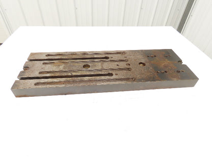CNC Milling Machine T-Slot Table 29.55"X10" Cast Iron Slotted Fixture Plate