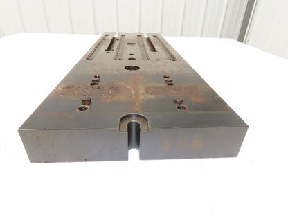 CNC Milling Machine T-Slot Table 29.55"X10" Cast Iron Slotted Fixture Plate