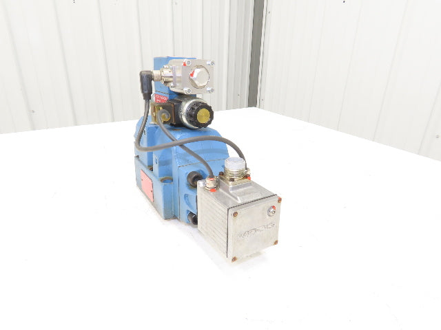 MOOG D684Z4826G Hydraulic Servo Directional Valve Analog Interface Rev S 350 Bar