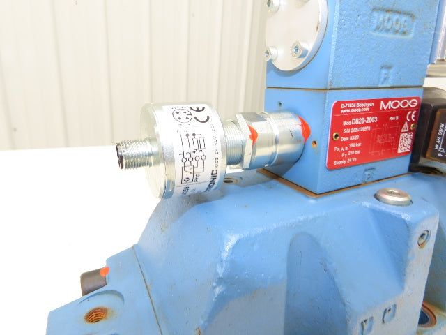 MOOG D684Z4826G Hydraulic Servo Directional Valve Analog Interface Rev S 350 Bar