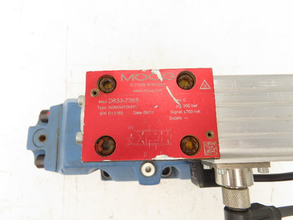 MOOG D684Z4815G Hydraulic Servo Directional Valve Analog Interface 350 Bar