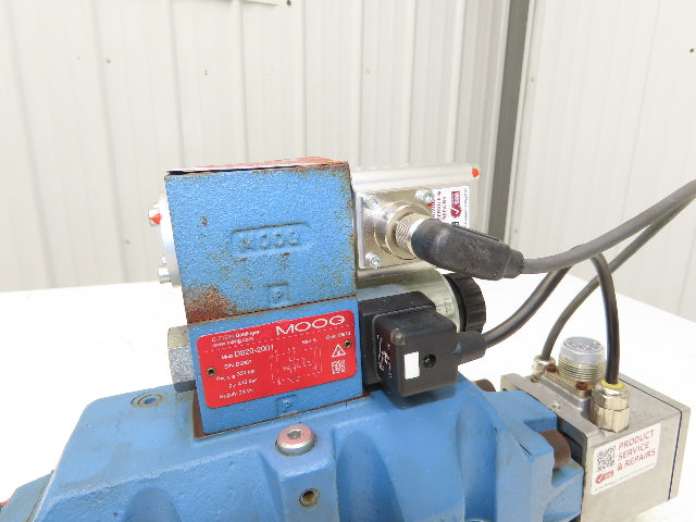 MOOG D684Z4815G Hydraulic Servo Directional Valve Analog Interface 350 Bar