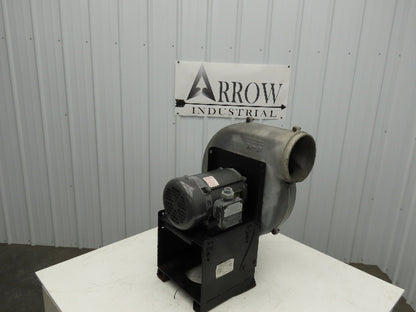 American Fan AF-15 High Pressure Blower 3Hp 3500 RPM 3PH Backward Curve 7x8"