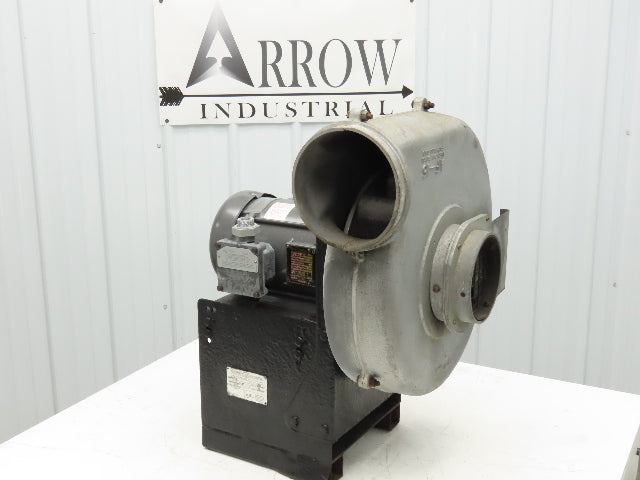 American Fan AF-15 High Pressure Blower 3Hp 3500 RPM 3PH Backward Curve 7x8"