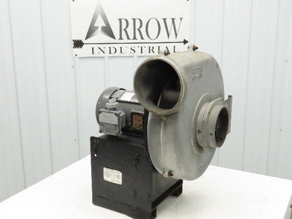 American Fan AF-15 High Pressure Blower 3Hp 3500 RPM 3PH Backward Curve 7x8"