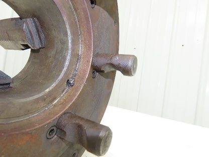 Skand Chuckfabriks 404435 3-Jaw Self Centering Manual Lathe Chuck 12" OD 4" ID