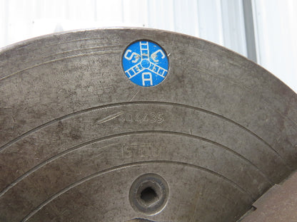 Skand Chuckfabriks 404435 3-Jaw Self Centering Manual Lathe Chuck 12" OD 4" ID