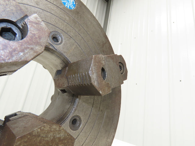 Skand Chuckfabriks 404435 3-Jaw Self Centering Manual Lathe Chuck 12" OD 4" ID