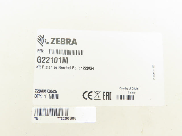 Zebra G22101M Label Printer Roller Replacement Kit 220Xi4 Lot of 2