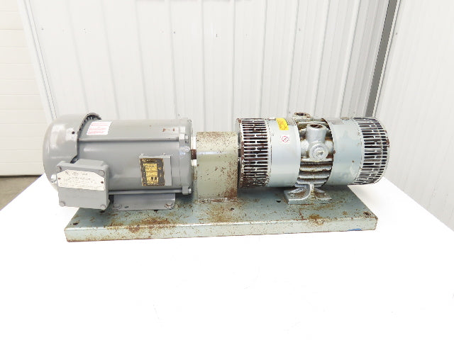 Gast M7044T 6066-P106A-T339 Rotary Oil-Less Vacuum Pump 15PSI 55CFM 5Hp 230/460V