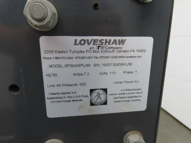 Loveshaw SP304 Little David Carton Sealer Case Sealing System Box Taper Folder