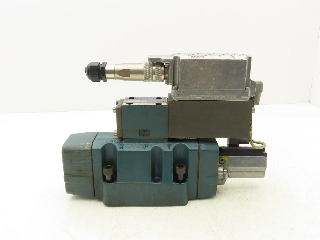Bosch 0 811 404 607 Hydraulic Servo Proportional Control Valve W Actuator 24V