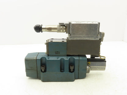Bosch 0 811 404 607 Hydraulic Servo Proportional Control Valve W Actuator 24V