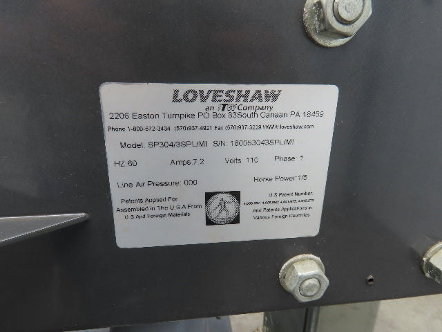 Loveshaw SP304 Little David Carton Sealer Case Sealing System Box Taper 120V